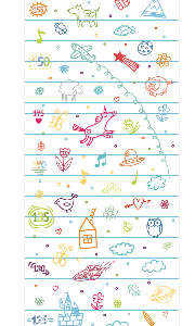 Baby Roll-up Alphabet Growth Height Chart for Children Kids Room Alphabetti Little Wigwam Measure Me 